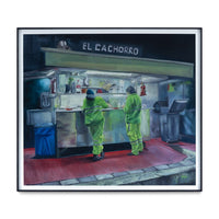 Tacos De Guisado ″El Cachorro″, De Noche Print
